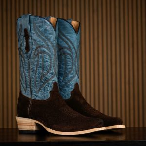 ALFA PRO Chocolate Brown Roughout – Cutter Toe