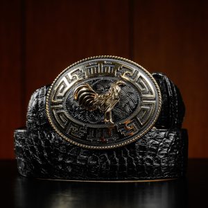 Genuine Black Caiman Belt