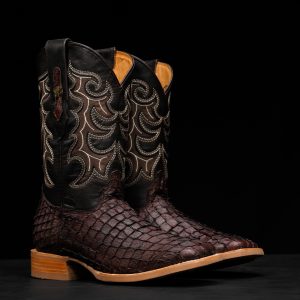 AUTHENTIC Brown Baby Pirarucu – Arena Square Toe