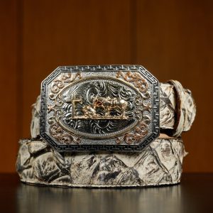Genuine Bone Pirarucu Belt