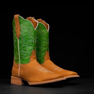 Honey Cowhide – Ranch Square Toe