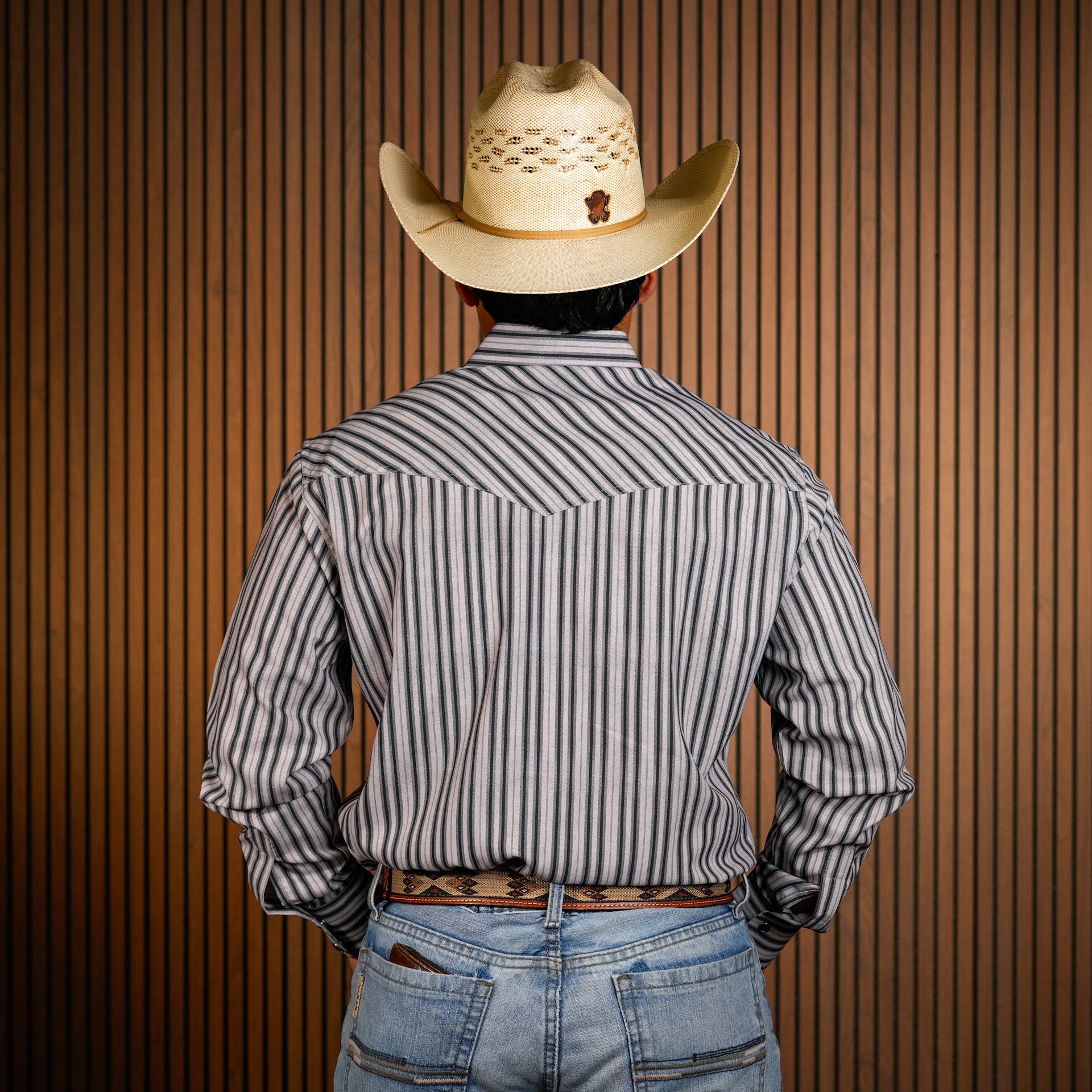 The Smokey Trail Long Sleeve Pearl Snap Button Up Shirt - Image 3
