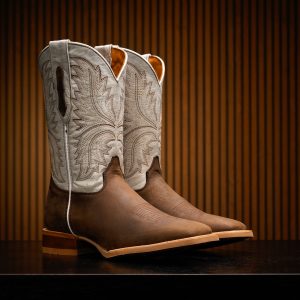 Brown Cowhide – Arena Square Toe