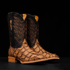 AUTHENTIC Brown Pirarucu – Arena Square Toe