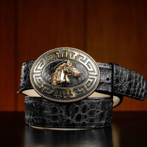 Genuine Black Caiman Belt