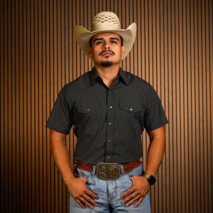 The Stockman Charcoal Short Sleeve Pearl Snap Button Up Shirt