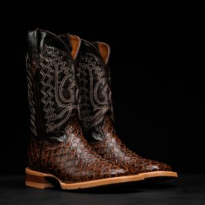 Brown Baby Fish Scale – Square Toe