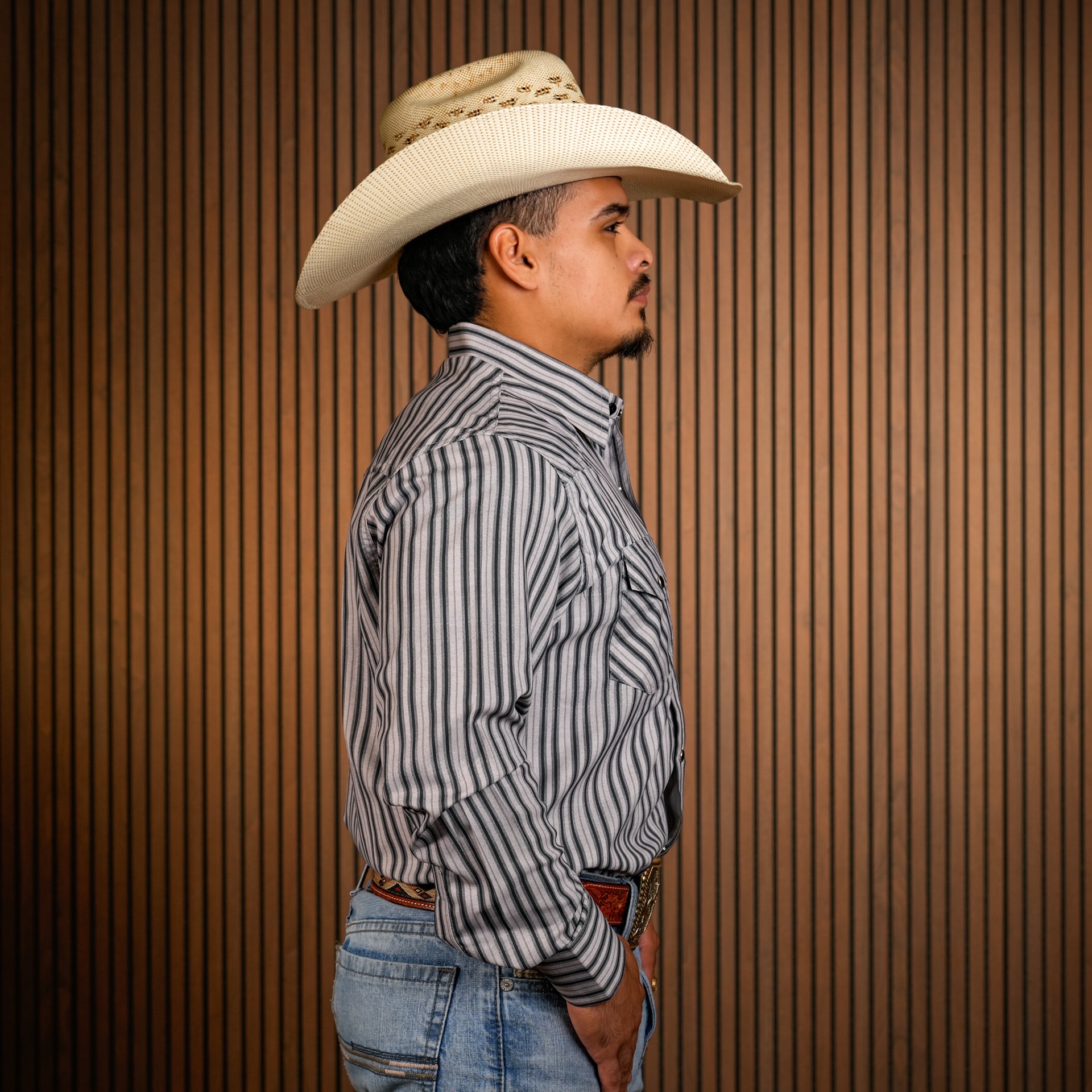 The Smokey Trail Long Sleeve Pearl Snap Button Up Shirt - Image 2