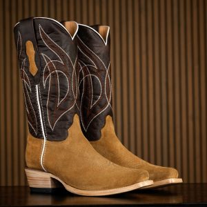 ALFA PRO Tan Roughout – Cutter Toe