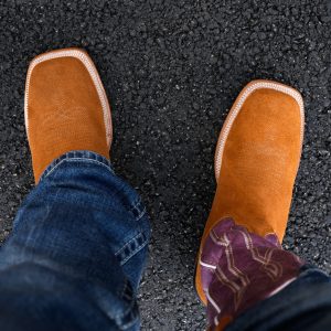 ALFA PRO Honey Roughout – Square Toe