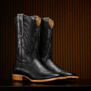 Black Bullhide - Arena Square Toe