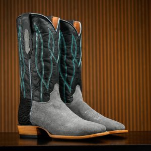 ALFA PRO Gray Roughout – Square Toe