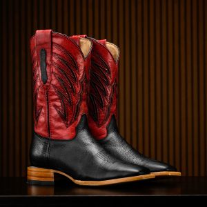 Black Bullhide - Arena Square Toe