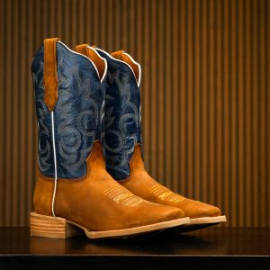 Honey Cowhide – Ranch Square Toe