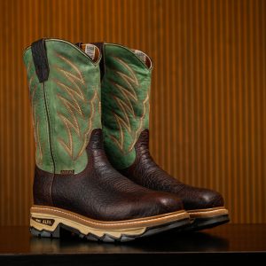 Brown Bullhide Steel Toe - Square Toe