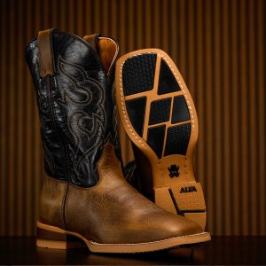 Honey Cowhide – Square Toe