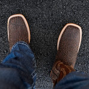 Brown Bull Neck - Arena Square Toe