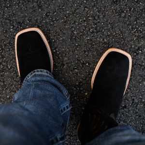Black Roughout – Arena Square Toe