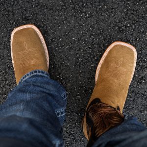 Taupe Roughout – Arena Square Toe
