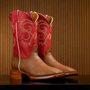 Honey Cowhide – Square Toe