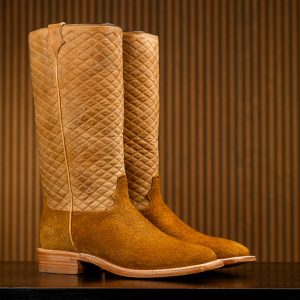 Tan Roughout - Square Toe