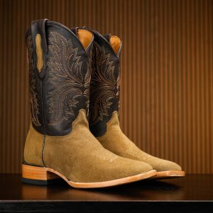 Taupe Roughout – Arena Square Toe