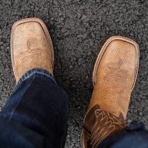 Rustic Orix Cowhide – Arena Square Toe