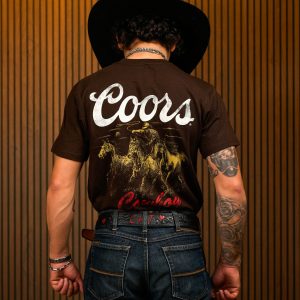 Coors Graphic Short Sleeve T-Shirt – Brown
