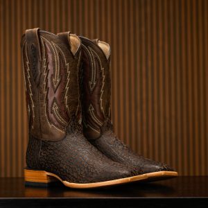 Brown Bull Neck - Arena Square Toe